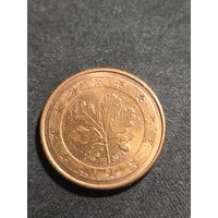 Германия 5 евроцентов 2023 F