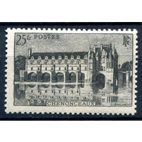 Франция - 1944г. - архитектура, Замок Шенонсо - 1 марка - полная серия, MH [Mi 667]. #2-Fr-63-A-2