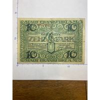 Германия нотгельд 10 марок 1923 г.- Франкфурт на Майне - 2001