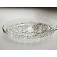 Селёдочница, стекло, ретро. Стекольный завод "Октябрь".