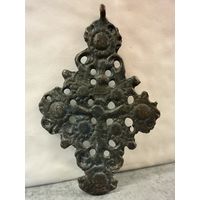 Крест нательный Яблочный спас. 19 век. Распродажа коллекции!!!