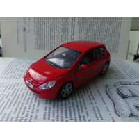 Peugeot 307 XSI, Kinsmart, 1/32 модель