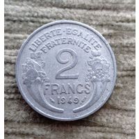 Werty71 Франция 2 Франка 1949