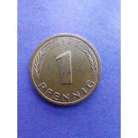 Германия ФРГ 1 пфенниг 1986 F