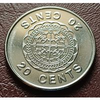 Соломоновы Острова 20 центов, 2008     ( 2-9-3 )