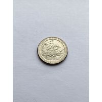 25 центов 2017 г., Национальный исторический парк им. Дж.Р.Кларка, штат Индиана, США