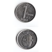 1 франк Бельгия 1997 года