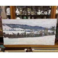 Крохалев П.С./Засл.Худ./; (Крохолев);52/106см; "Дорога на Радошковичи",50ые-60-ые годы;холст/масло;подпись на лицевой стороне картины