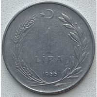 Турция 1 лира 1966 г.