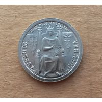 Португалия, 25 эскудо 1985 г., 600 лет битве при Алжубарроте