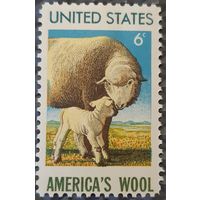 1971 Шерсть Америки(450- летие шерстяной промышленности) США