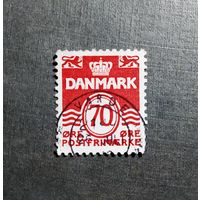 Марка Дания 1972 год Стандарт
