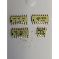 Резисторные матрицы 8 х 33ом (2шт), 8 х 1ком (1шт), 4 х 1ком (1шт)