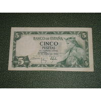 Испания, 5 Песет 1954