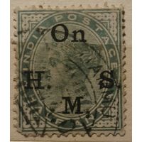 Индия 1883г. Служебная марка. Британские колонии