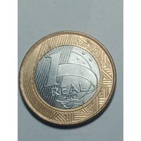 Бразилия 1 реал 2009 года .
