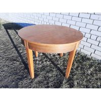 Стол круглый раскладной 60-х годов 75/105