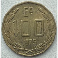 Чили 100 эскудо 1975 г.