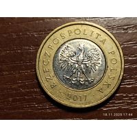 Польша 2 злотых 2017