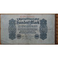 100 марок 1922г. Берлин