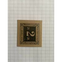 2 пфеннингов (нотгельды) 1921 г. Германия.