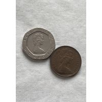 Великобритания 2 монеты