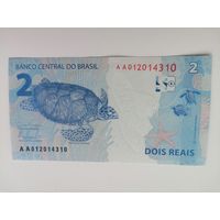 Бразилия 2 UNC c рубля