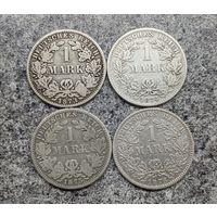 4 марки 1873,1874,1875,1876 A,D,A,H