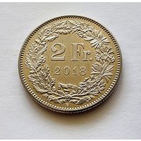 Швейцария 2 франка, 2018