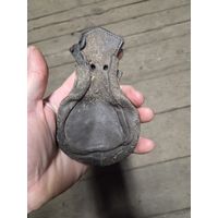 Старинный кожаный кошель для монет