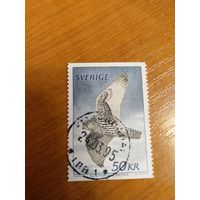 1981 Швеция фауна птицы дорогая высономинальная выпускалась одиночкой (3-10)