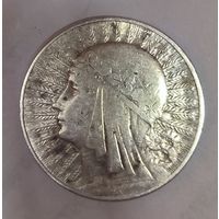 10 злотых 1933 Ядвига