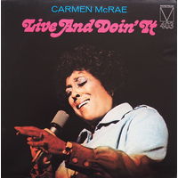 Carmen McRae – Live And Doin' It, LP 1974