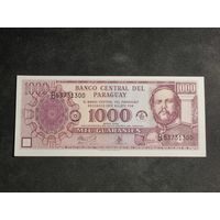 Парагвай 1000 гуарани 2002 Unc