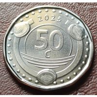 Синт-Мартен 50 центов, 2025    ( 1-4-7 )