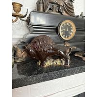 Статуэтка Зубр керамика СССР