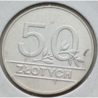 Польша.  50 злотых 1990 года.