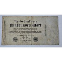 1922 год Германия 500 марок