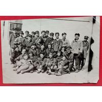 Фото группы шахтеров. 1950-е. 12х18 см.