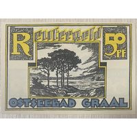 Нотгельд Грааль 50 пфеннигов 1922 год. Веймарская республика