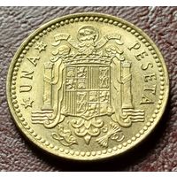 Испания 1 песета, 1966   72 внутри звезды      ( 1-5-6 )