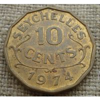 10 центов 1974 Сейшелы