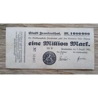 Werty71 Германия 1000000 марок 1923 1 миллион банкнота Гроссгельд Франкенталь