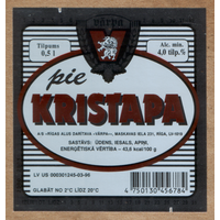 Этикетка пива Kristapa Прибалтика Ф891