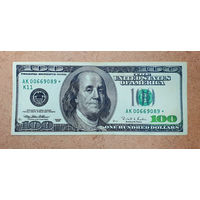 100 долларов со звездой 1996 г.