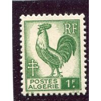 Французский Алжир. Стандарт. Символ страны. Галльский петух  1фр