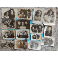 Фото "Гомельщина", д. Красное, 1940-1950-е гг., 15 шт.