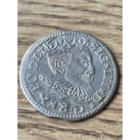 Трояк 3 гроша 1595 года Сигизмунд 3