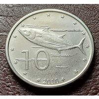Острова Кука 10 центов, 2010    ( 1-14-5 )
