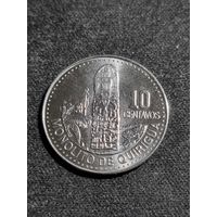 Гватемала 10 сентаво 2009 Unc